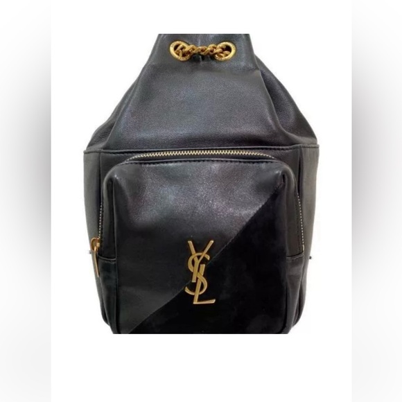 Saint Laurent Jamie Leather Backpack🔥 - Picture 2 of 12